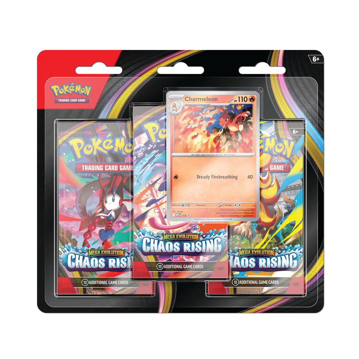 Chaos-Rising-3-Pack-Blister-Charmeleon Chaos Rising 3 Pack Blister Charmeleon - Afbeelding 1